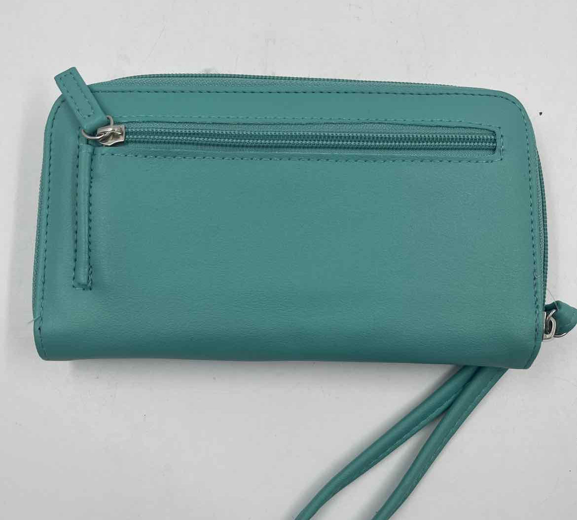 Unbranded Women's Aqua Solid Wallet