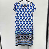 Jessica Howard Women's Size 18 Blue Diamond Dress