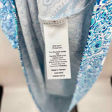 Talbots Women's Size 18 Blue Paisley Dress