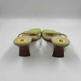 Anne Klein Women's Shoe Size 9 Green Floral Heels