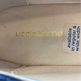 Liz Claiborne Women's Shoe Size 8.5 Navy Quilted Flats