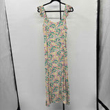 Loft Women's Size 10 Green Floral Dress