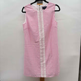 Duffield Lane Women's Size 6 Pink Stripe Dress