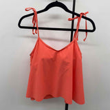 Beachsissi Women's Size L Peach Floral Swimsuit - 2 Piece