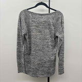 Athleta Women's Size M Charcoal Heathered Long Sleeve Shirt
