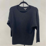 Vila Milano Women's Size M Black Textured Sweater