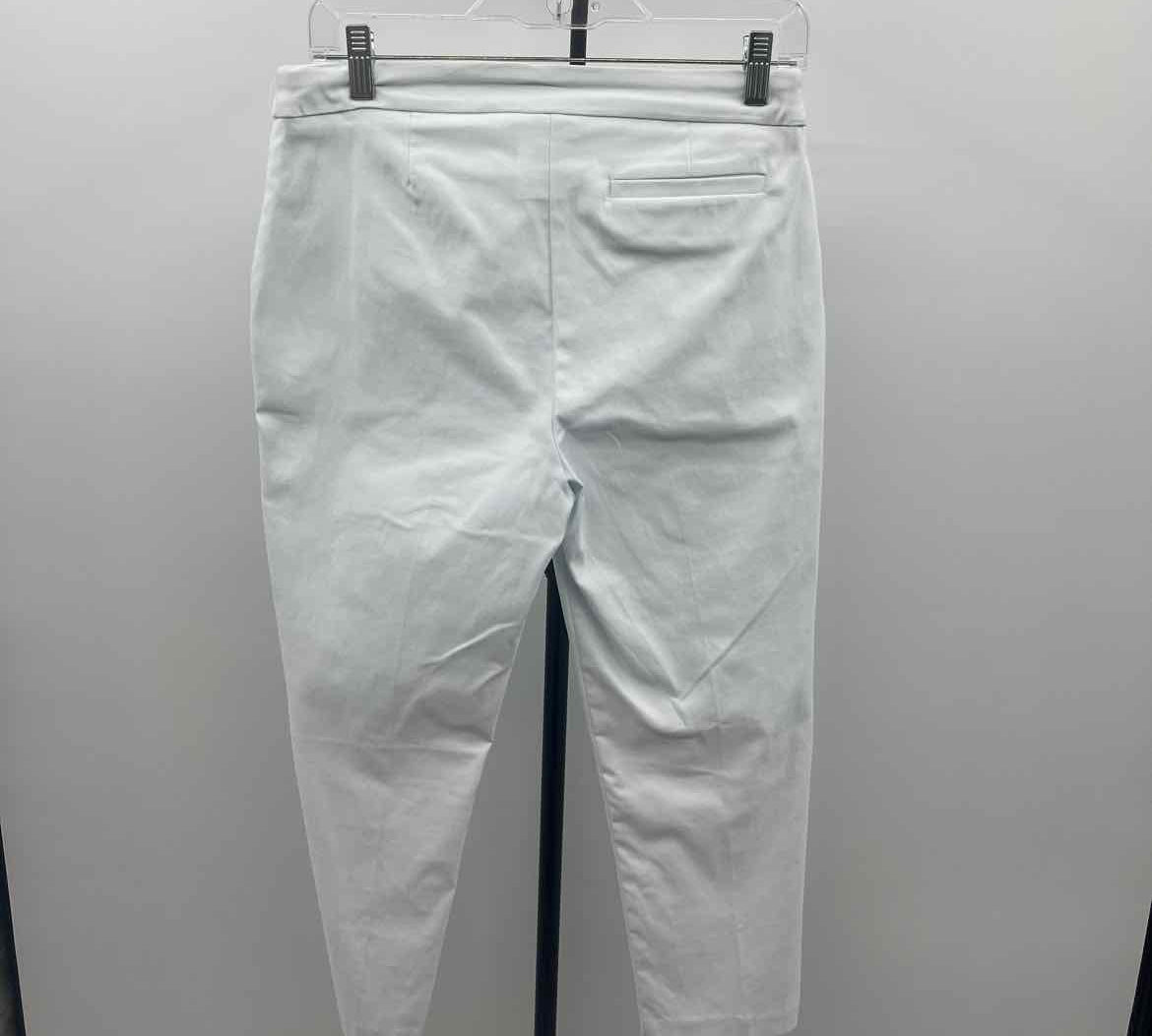 Tribal Women's Size 8 White Solid Capris