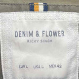 Denim & Flower Men's Brown Solid Jacket
