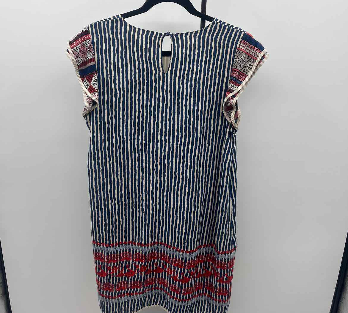 THML Women's Size 14 Blue Stripe Dress