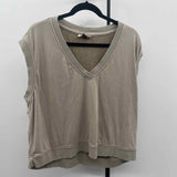 universal threads Women's Size XXL Tan Solid Vest