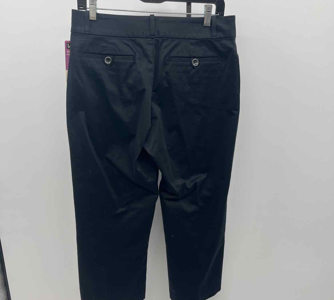 Lee Women's Size 10 Black Solid Capris