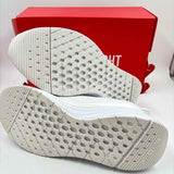 Lane Eight Women's Shoe Size 9 White Textured Sneakers