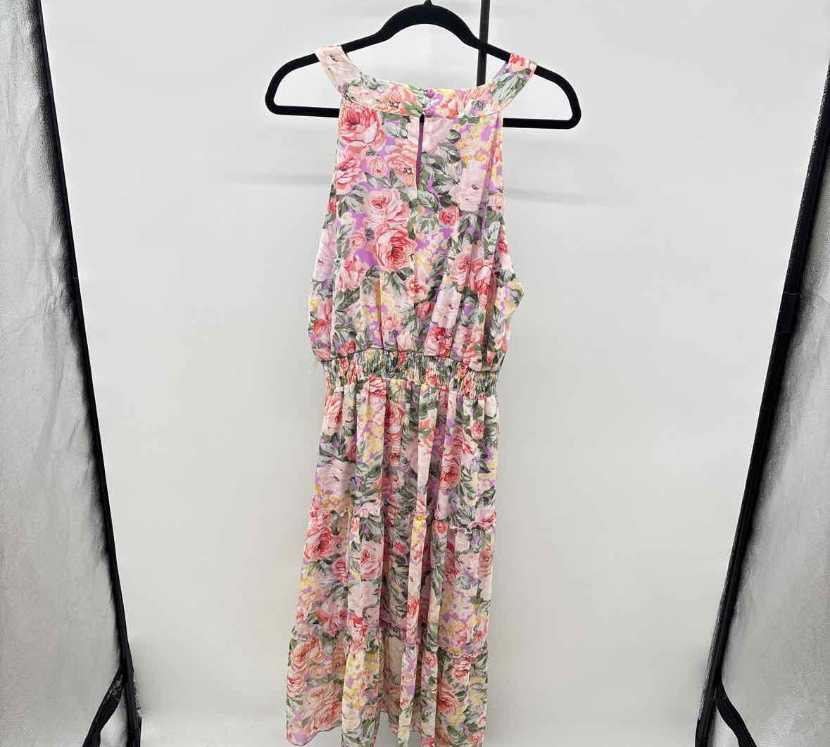 Stella & Julie Women's Size 16W Pink Floral Dress