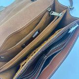 Patricia Nash Women's Brown Luxe Map Purse