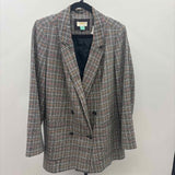 Maeve Women's Size 16W Black Plaid Jacket