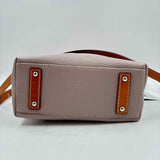 DOONEY & BOURKE Taupe Gray Pebble Leather LANI Crossbody Purse