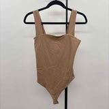 Abercrombie & Fitch Junior's Size M Brown Solid Tank