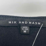 Nik & Nash Women's Size 10 Black Solid Dress