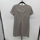 Calvin Klein Women's Size 12 Beige Plaid Dress