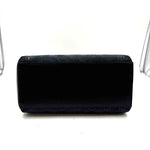 Bottom VALENTINO by MARIO VALENTINO Black Logo Embossed Leather MINIMI Handled Purse w/Crossbody