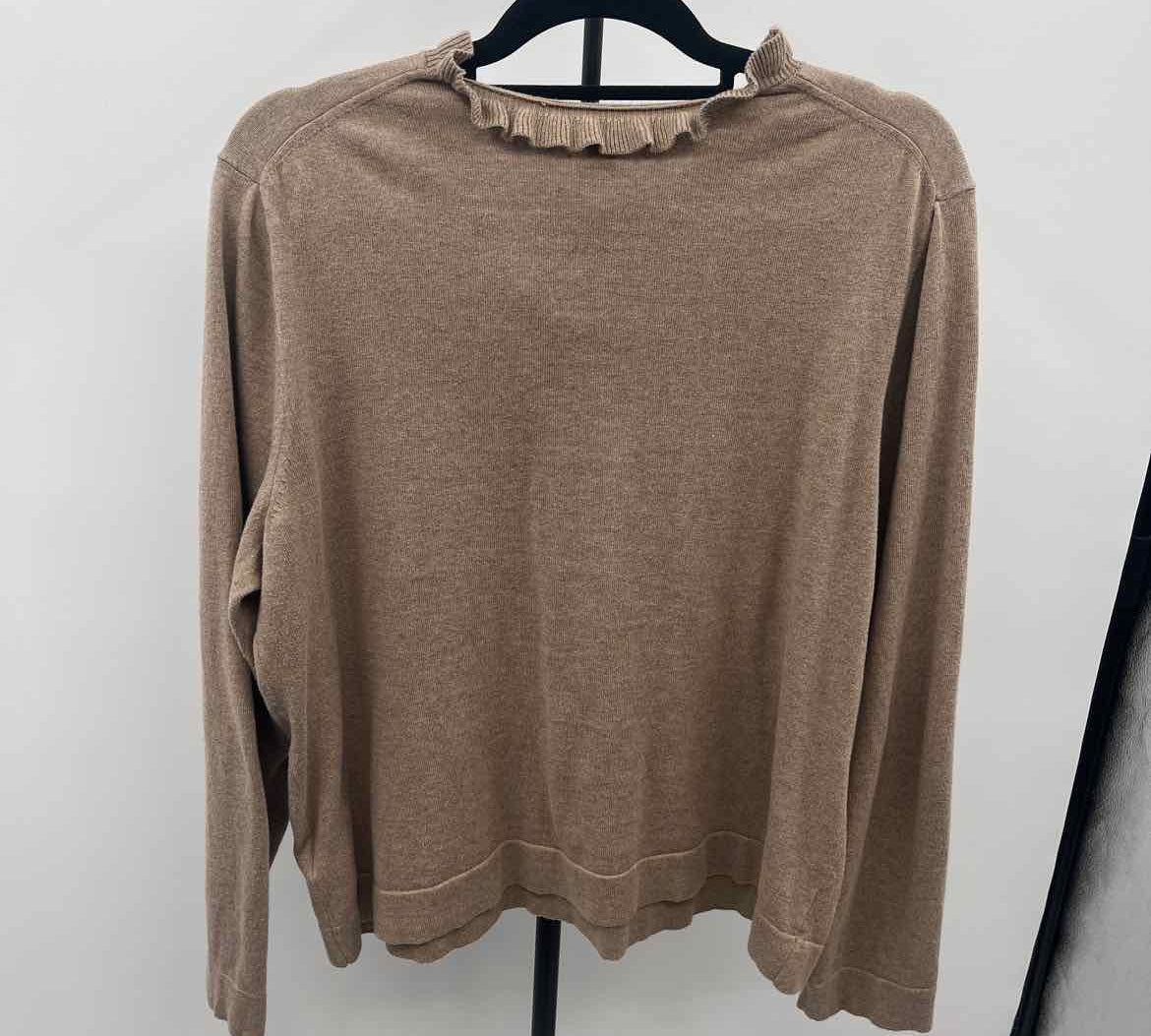 J Crew Women's Size XXL Tan Heathered Sweater