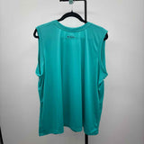 Columbia Women's Size 3X Teal Logo Sleeveless Shirt