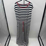 Tommy Hilfiger Women's Size 16 Navy Stripe Dress