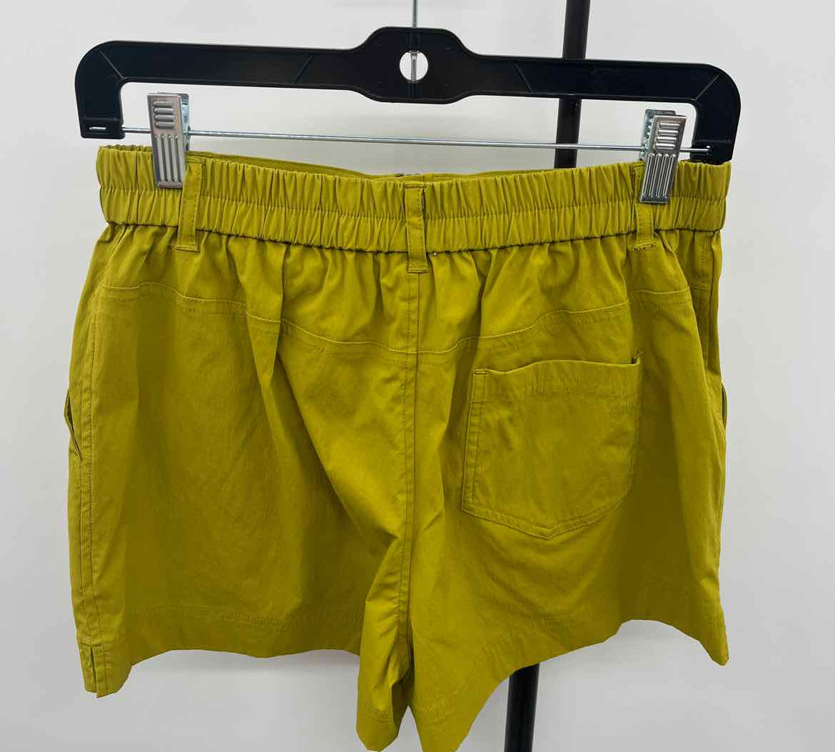 Madewell Junior's Size 10 Chartreuse Solid Shorts