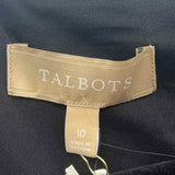 Talbots Women's Size 10 Black Tweed Dress