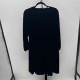 J Crew Women's Size 8T Black Solid Dress
