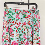 Ann Taylor Women's Size 2 Light Blue Strawberries Skirt