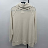 Lou & Grey Women's Size M Ivory Waffle Long Sleeve Shirt