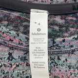 Lululemon Junior's Size 4 Gray Marled Long Sleeve Shirt