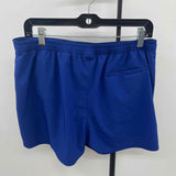 Adidas Women's Size 14 Blue Solid Shorts