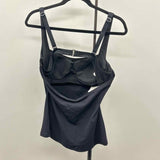Athleta Women's Size 38 B/C Black Solid Swimsuit - Separate