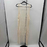 Adiva Women's XL Ivory Crochet Cardigan