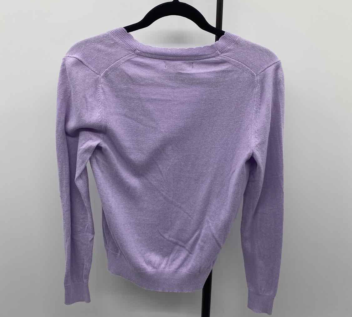 Banana Republic Women's Size XS Lavender Solid Cardigan