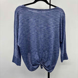 Athleta Women's Size S Blue Heathered Long Sleeve Shirt