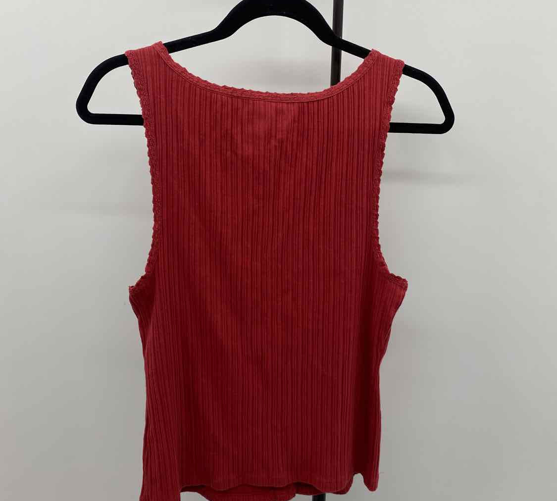 Aerie Junior's Size L Red Ribbed Tank