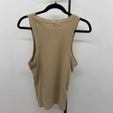 Banana Republic Women's Size M Tan Ribbed Sleeveless Shirt