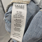 Frame Women's Size 0 Blue Solid Jeans