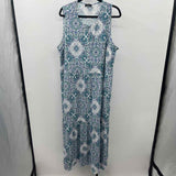 Lane Bryant Women's Size 22 Blue medallion Dress