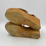 Italian Shoemakers Women's Shoe Size 8 Brown Textured Sandals