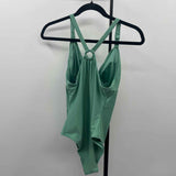 Cupshe Women's Size L Green Solid Swimsuit - 1 Piece