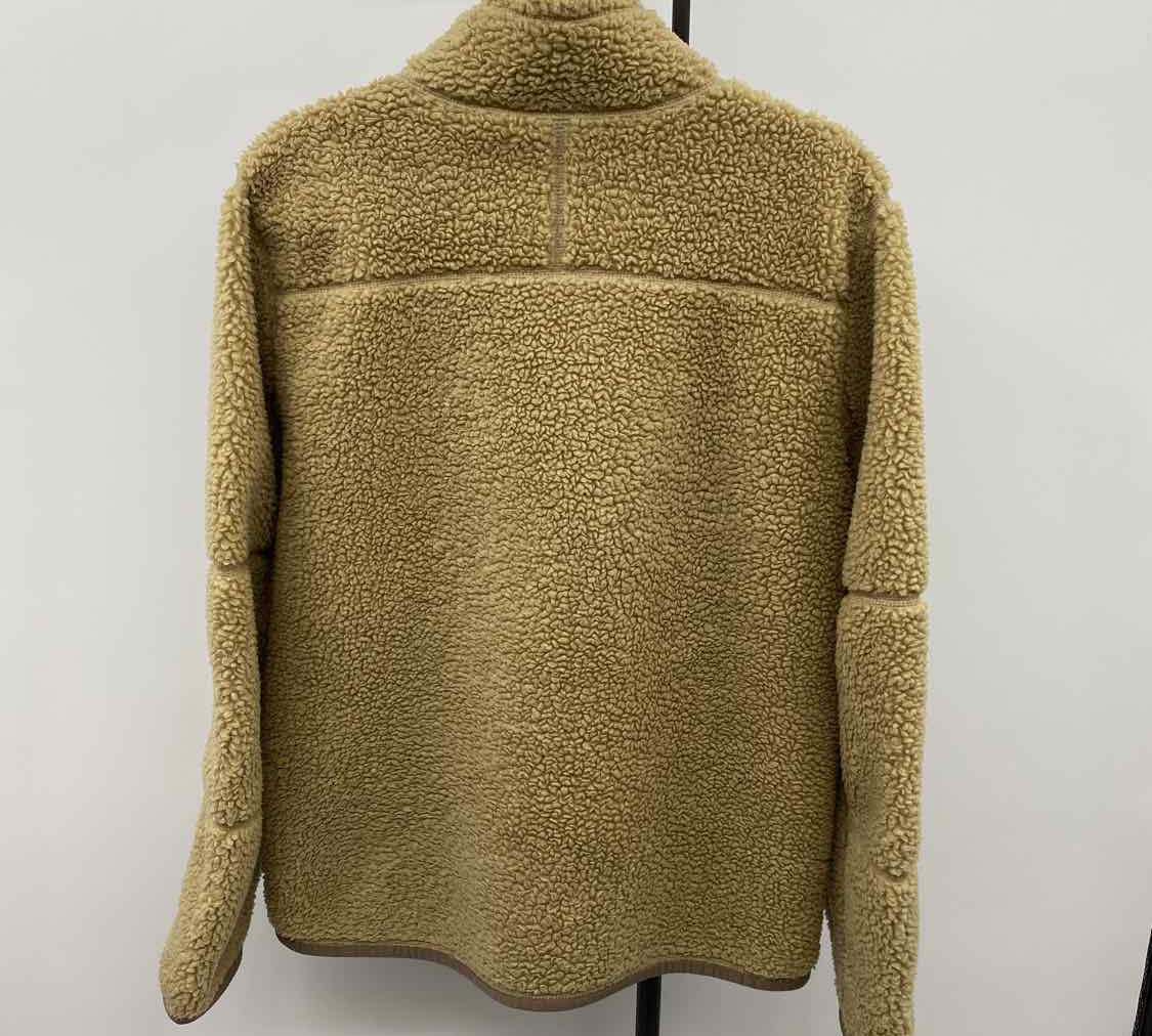 LL Bean Women's Size L camel Textured Jacket