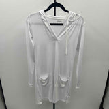 Willit Women's Size XS White Solid Coverup