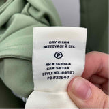 Bagatelle Women's Size L Green Solid Trenchcoat