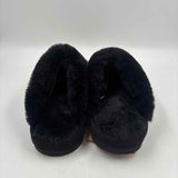 CC Women's Shoe Size S/M Black Animal Print Slippers