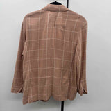 Madewell Junior's Size M Tan Checkered Jacket