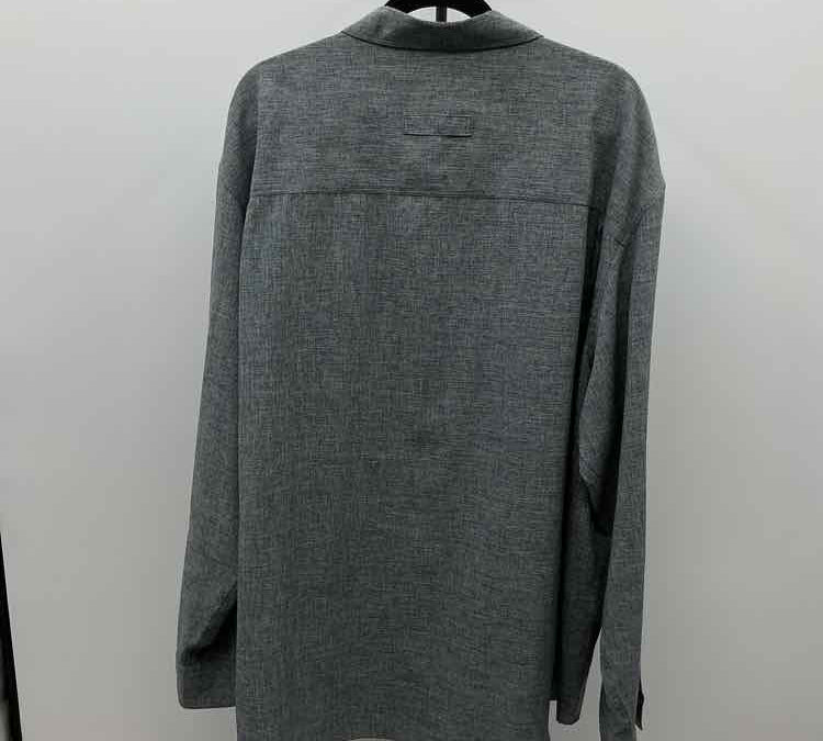 Red Head Men's Size 3X Navy Heathered Long Sleeve Shirt